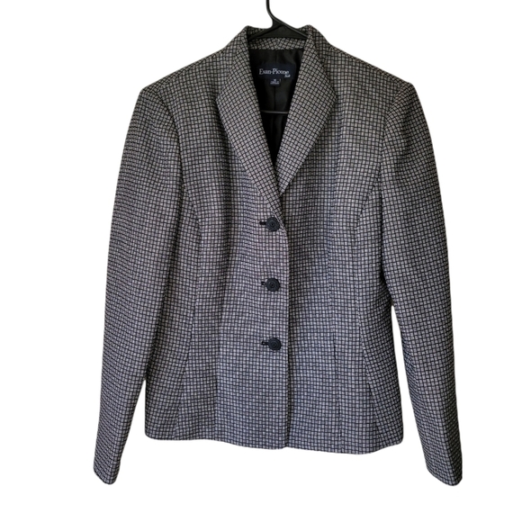 EVAN -PICONE SUIT houndstooth women's blazer/jacket - Picture 2 of 10